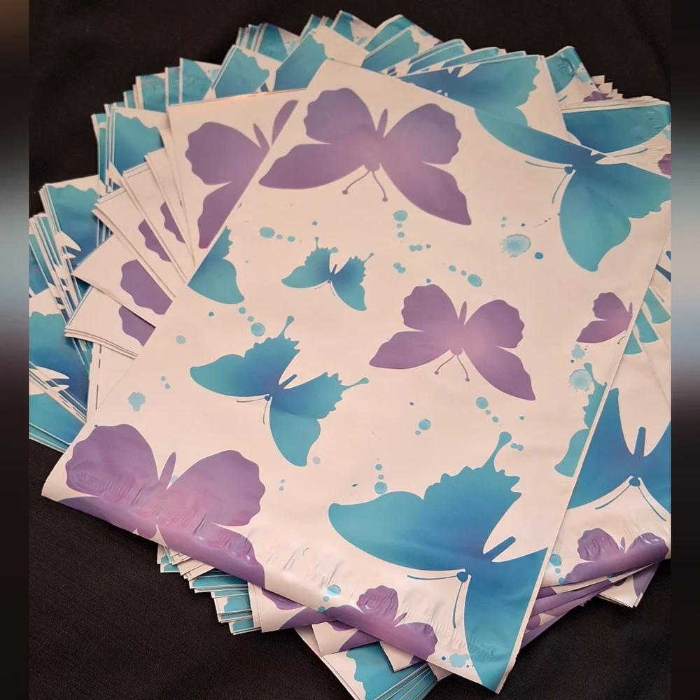 20ct. 6x9 Polymailers Random, Thank You Cards And Thank You Stickers